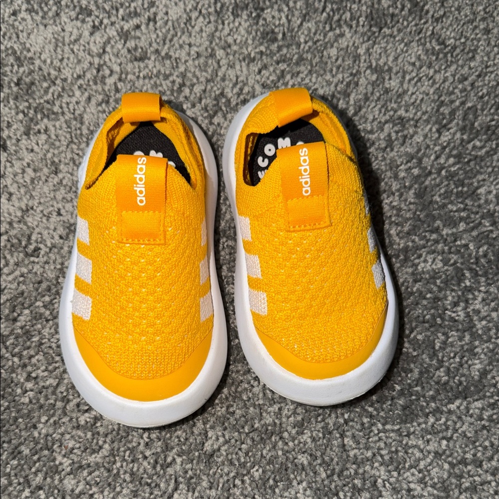 Adidas Kids Bright Yellow Sneakers